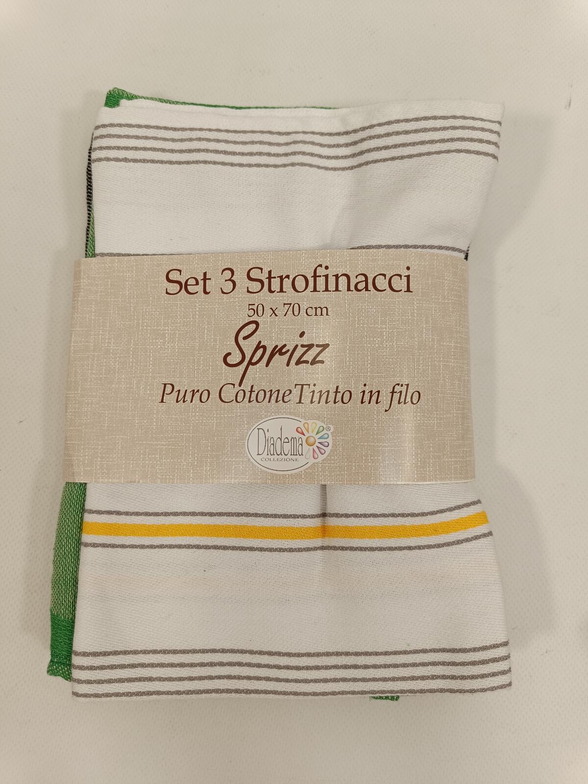 SET STROFINACCIO 3PZ SPRIZZ  50X70 Tellini S.r.l. Wholesale Clothing